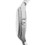 Buy Shop Michael Kors Channing Diamonds Black Dial Silver Steel Strap Watch for Women - MK6089 USA Online