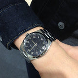 Buy Shop Michael Kors Channing Midnight Blue Dial Silver Steel Strap Watch for Women - MK6113 USA Online