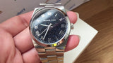 Buy Shop Michael Kors Channing Midnight Blue Dial Silver Steel Strap Watch for Women - MK6113 USA Online