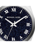 Buy Shop Michael Kors Channing Midnight Blue Dial Silver Steel Strap Watch for Women - MK6113 USA Online