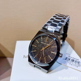 Buy Shop Michael Kors Channing Quartz Black Dial Black Steel Strap Watch For Women - MK6625 USA Online