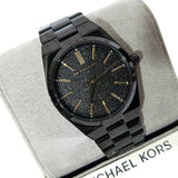 Buy Shop Michael Kors Channing Quartz Black Dial Black Steel Strap Watch For Women - MK6625 USA Online