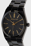 Buy Shop Michael Kors Channing Quartz Black Dial Black Steel Strap Watch For Women - MK6625 USA Online