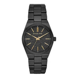 Buy Shop Michael Kors Channing Quartz Black Dial Black Steel Strap Watch For Women - MK6625 USA Online