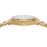 Buy Shop Michael Kors Channing Quartz Gold Dial Gold Steel Strap Watch For Women - MK6623 USA Online