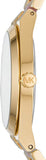 Buy Shop Michael Kors Channing Quartz Mother of Pearl Pink Dial Two Tone Steel Strap Watch For Women - MK6650 USA Online