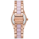 Buy Shop Michael Kors Channing Quartz Mother of Pearl Pink Dial Two Tone Steel Strap Watch For Women - MK6652 USA Online
