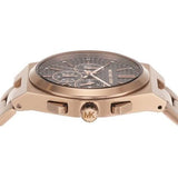 Buy Shop Michael Kors Channing Quartz Rose Gold Dial Rose Gold Steel Strap Watch For Women - MK6624 USA Online