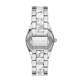 Buy Shop Michael Kors Channing Quartz White Dial Two Tone Steel Strap Watch For Women - MK6649 USA Online