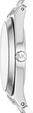 Buy Shop Michael Kors Channing Quartz White Dial Two Tone Steel Strap Watch For Women - MK6649 USA Online