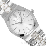 Buy Shop Michael Kors Channing Quartz White Dial Two Tone Steel Strap Watch For Women - MK6649 USA Online