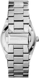 Buy Shop Michael Kors Channing Three Hand Silver Dial Silver Steel Strap Watch For Women - MK6626 USA Online