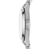 Buy Shop Michael Kors Channing Three Hand Silver Dial Silver Steel Strap Watch For Women - MK6626 USA Online