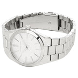 Buy Shop Michael Kors Channing Three Hand Silver Dial Silver Steel Strap Watch For Women - MK6626 USA Online