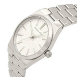 Buy Shop Michael Kors Channing Three Hand Silver Dial Silver Steel Strap Watch For Women - MK6626 USA Online