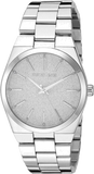 Buy Shop Michael Kors Channing Three Hand Silver Dial Silver Steel Strap Watch For Women - MK6626 USA Online