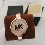 Buy Shop Michael Kors Charley Quartz Crystals Rose Gold Dial Rose Gold Steel Strap Watch For Women - MK4433 USA Online