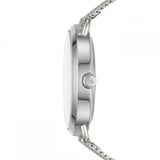 Buy Shop Michael Kors Charley Quartz Crystals Silver Dial Silver Steel Strap Watch For Women - MK4432 USA Online
