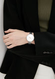 Buy Shop Michael Kors Charley Quartz Silver Dial Silver Steel Strap Watch for Women - MK4398 USA Online