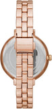 Buy Shop Michael Kors Charley Three-Hand Analog Rose Gold Dial Rose Gold Steel Strap Watch for Women - MK4400 USA Online