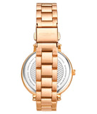 Buy Shop Michael Kors Charley Three-Hand Analog Rose Gold Dial Rose Gold Steel Strap Watch for Women - MK4400 USA Online