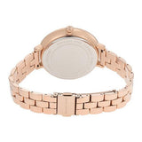 Buy Shop Michael Kors Charley Three-Hand Analog Rose Gold Dial Rose Gold Steel Strap Watch for Women - MK4400 USA Online