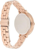 Buy Shop Michael Kors Charley Three-Hand Analog Rose Gold Dial Rose Gold Steel Strap Watch for Women - MK4400 USA Online