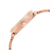 Buy Shop Michael Kors Charley Three-Hand Analog Rose Gold Dial Rose Gold Steel Strap Watch for Women - MK4400 USA Online