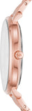 Buy Shop Michael Kors Charley Three-Hand Analog Rose Gold Dial Rose Gold Steel Strap Watch for Women - MK4400 USA Online