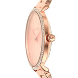 Buy Shop Michael Kors Charley Three-Hand Analog Rose Gold Dial Rose Gold Steel Strap Watch for Women - MK4400 USA Online