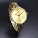 Buy Shop Michael Kors Charley Three-Hand Quartz Gold Dial Gold Steel Strap Watch for Women - MK4399 USA Online