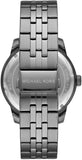 Buy Shop Michael Kors Chronograph Cunningham Multifunction Blue Dial Grey Steel Strap Watch For Men - MK7155 USA Online
