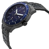 Buy Shop Michael Kors Chronograph Cunningham Multifunction Blue Dial Grey Steel Strap Watch For Men - MK7155 USA Online