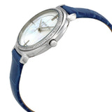 Buy Shop Michael Kors Cinthia Mother of Pearl Dial Blue Leather Strap Watch for Women - MK2661 USA Online