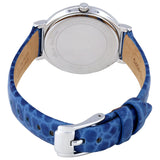Buy Shop Michael Kors Cinthia Mother of Pearl Dial Blue Leather Strap Watch for Women - MK2661 USA Online