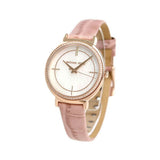 Buy Shop Michael Kors Cinthia Mother of Pearl Dial Pink Leather Strap Watch for Women - MK2663 USA Online