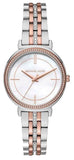 Buy Shop Michael Kors Cinthia Mother of Pearl Dial Two Tone Steel Strap Watch For Women - MK3831 USA Online