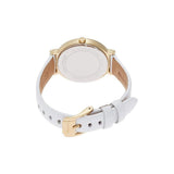 Buy Shop Michael Kors Cinthia Mother of Pearl Dial White Leather Strap Watch for Women - MK2662 USA Online