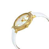 Buy Shop Michael Kors Cinthia Mother of Pearl Dial White Leather Strap Watch for Women - MK2662 USA Online