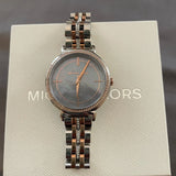 Buy Shop Michael Kors Cinthia Mother of Pearl Grey Dial Two Tone Steel Strap Watch for Women - MK3642 USA Online