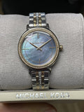 Buy Shop Michael Kors Cinthia Mother of Pearl Grey Dial Two Tone Steel Strap Watch for Women - MK3642 USA Online