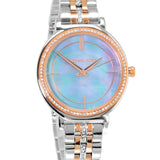 Buy Shop Michael Kors Cinthia Mother of Pearl Grey Dial Two Tone Steel Strap Watch for Women - MK3642 USA Online