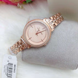 Buy Shop Michael Kors Cinthia Mother of Pearl Rose Gold Dial Rose Gold Steel Strap Watch for Women - MK3643 USA Online