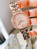 Buy Shop Michael Kors Cinthia Mother of Pearl Rose Gold Dial Rose Gold Steel Strap Watch for Women - MK3643 USA Online