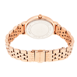 Buy Shop Michael Kors Cinthia Mother of Pearl Rose Gold Dial Rose Gold Steel Strap Watch for Women - MK3643 USA Online