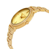 Buy Shop Michael Kors Cinthia Quartz Gold Dial Gold Steel Strap Watch For Women - MK3681 USA Online