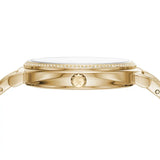 Buy Shop Michael Kors Cinthia Quartz Gold Dial Gold Steel Strap Watch For Women - MK3681 USA Online