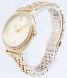 Buy Shop Michael Kors Cinthia Quartz Gold Dial Gold Steel Strap Watch For Women - MK3681 USA Online