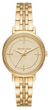Buy Shop Michael Kors Cinthia Quartz Gold Dial Gold Steel Strap Watch For Women - MK3681 USA Online