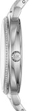 Buy Shop Michael Kors Cinthia White Mother of Pearl Dial Silver Steel Strap Watch for Women for Women - MK3641 USA Online